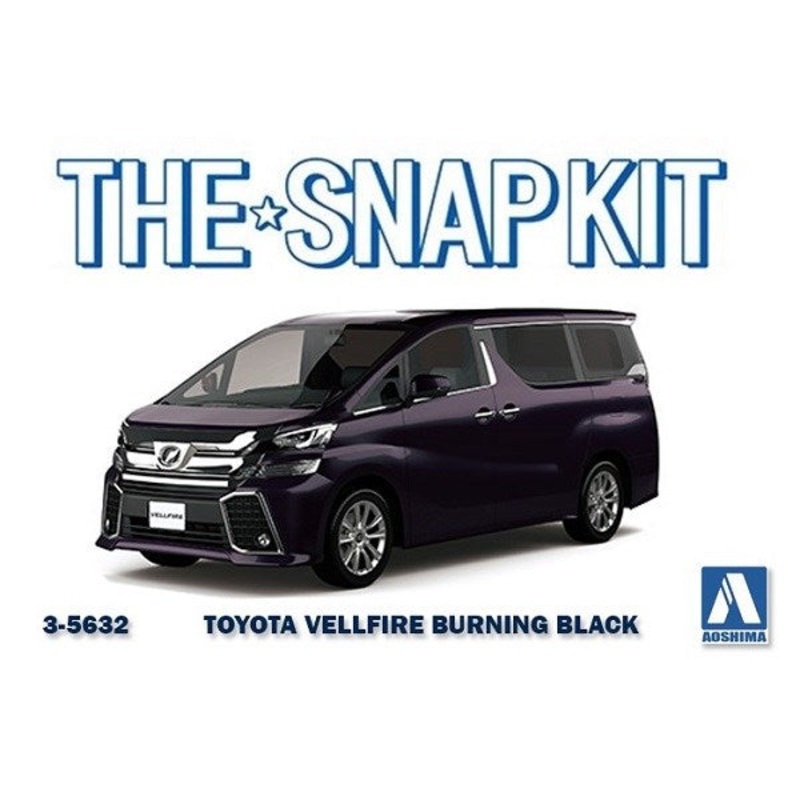 Aoshima 5632 1/32 TOYOTA VELLFIRE – CRYSTAL BLACK