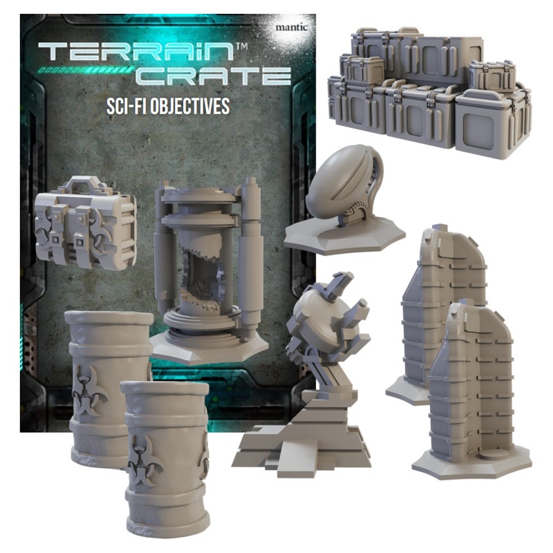 Mantic Games MGTC185 Sci-Fi Terrain Sci-fi Objectives