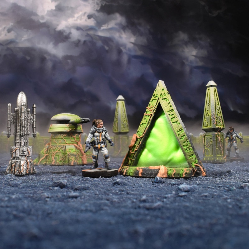 Mantic Games MGTC232 Sci-Fi Terrain Xenos Stronghold