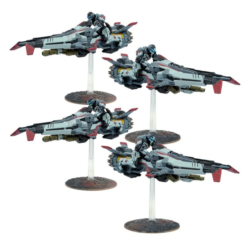 Mantic Games MGWPE304 Firefight Enforcer Jetbikes