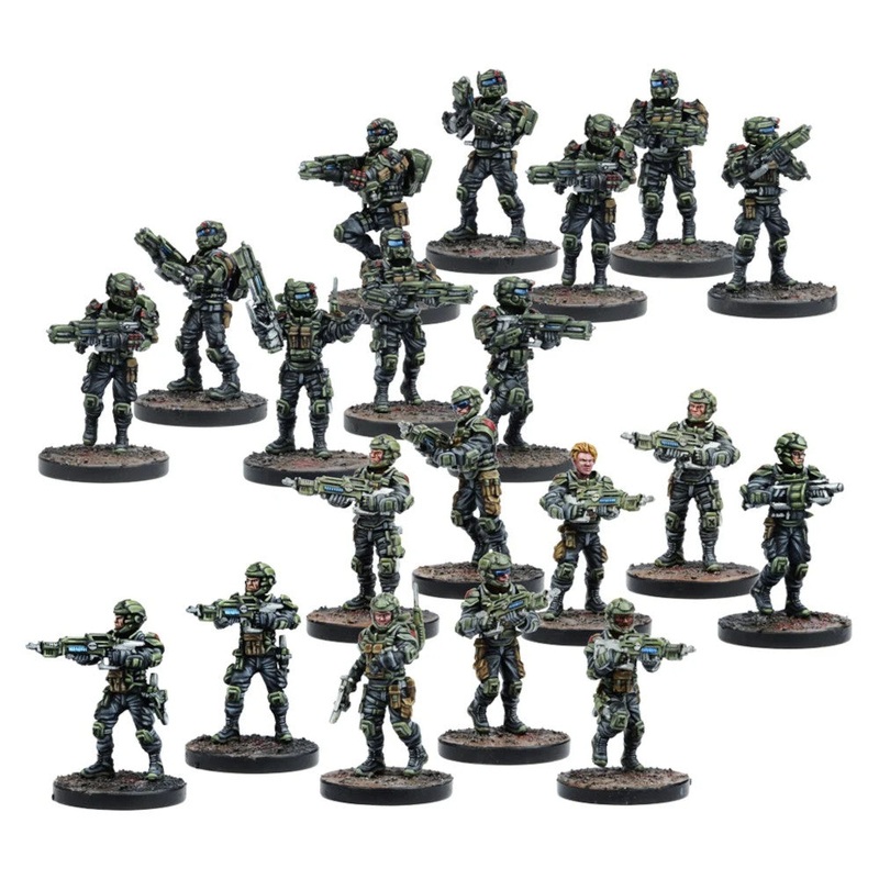 Mantic Games MGWPG301 Firefight GCPS Troopers
