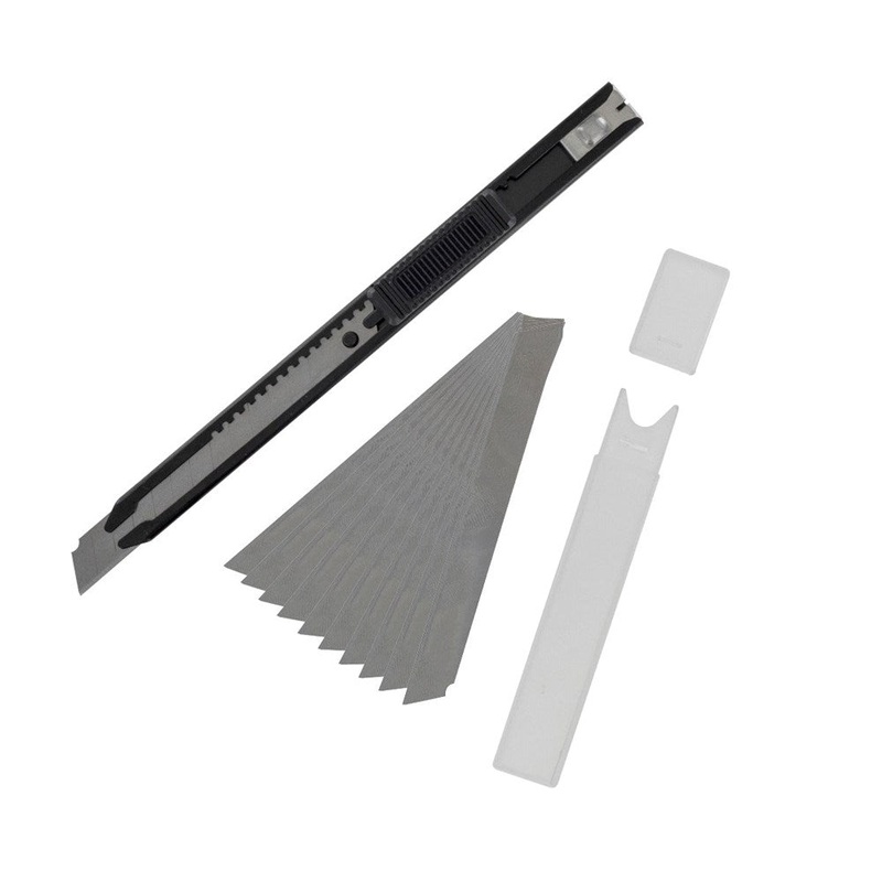 Vallejo AVT06011 Hobby Tools Slim Snap-Off Knife & 10 Blades