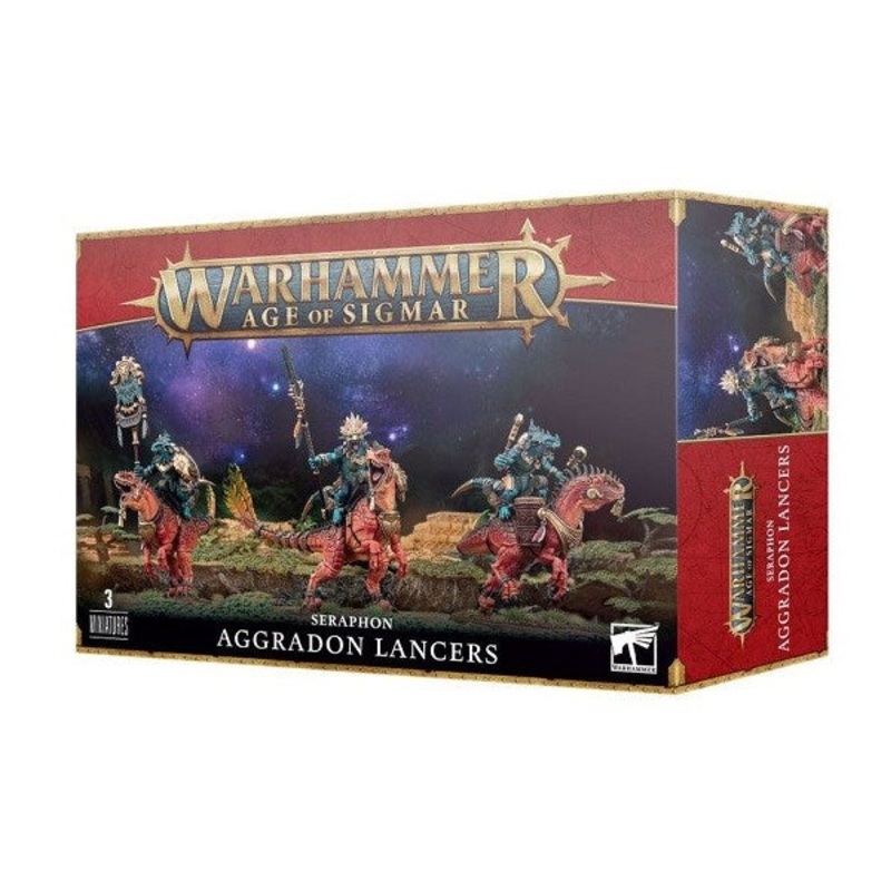Warhammer Age of Sigmar 88-18  Seraphon Aggradon Lancers