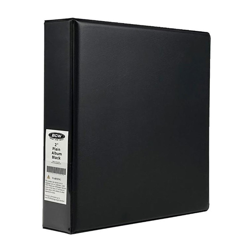 BCW / Monster 1-ALB2C-PL-BLK Album Binder Black