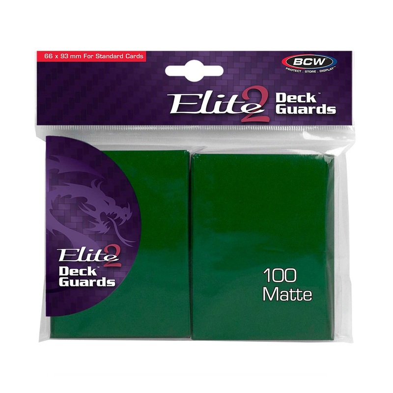 BCW / Monster 1-DGEM2-GRN Deck Guard Elite 2 (100) Green