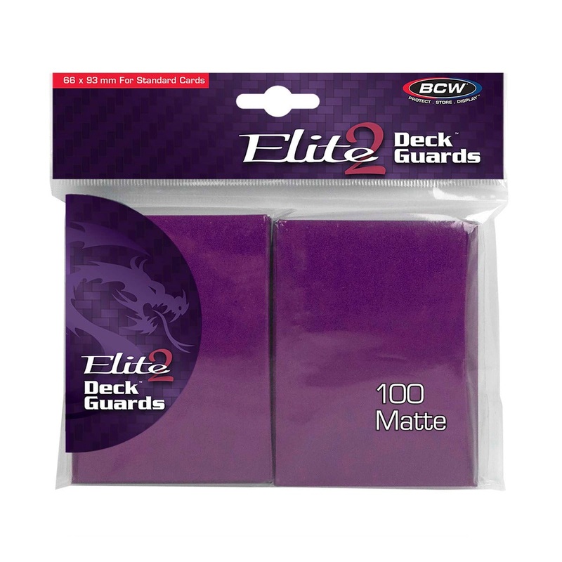 BCW / Monster 1-DGEM2-MBY Deck Guard Elite 2 (100) Mulberry