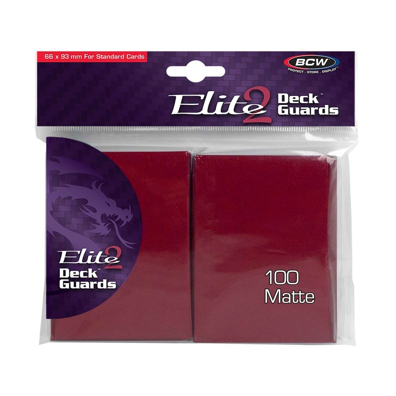 BCW / Monster 1-DGEM2-RED Deck Guard Elite 2 (100) Red