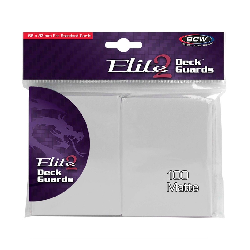 BCW / Monster 1-DGEM2-WHI Deck Guard Elite 2 (100) White