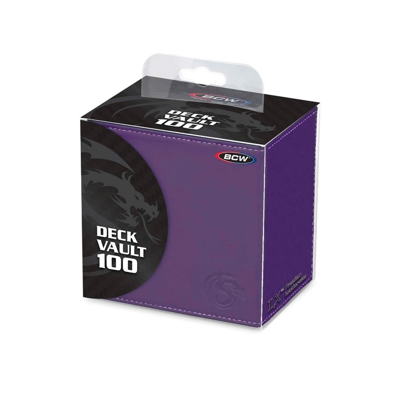 BCW / Monster 1-DVLX-100-PUR Deck Vault LX (100) Purple