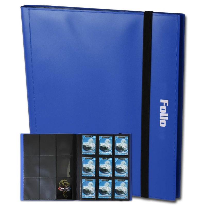 BCW / Monster 1-PF9-BLU Portfolio 9-Pocket Album Blue
