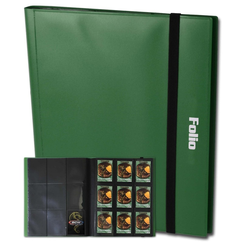 BCW / Monster 1-PF9-GRN Portfolio 9-Pocket Album Green