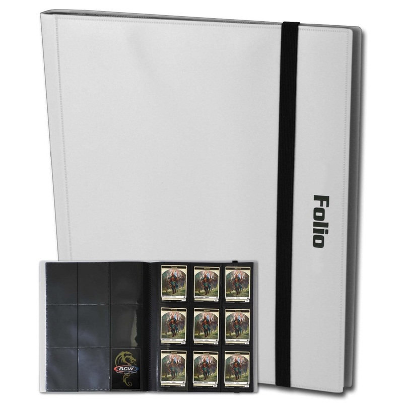 BCW / Monster 1-PF9-WHI Portfolio 9-Pocket Album White