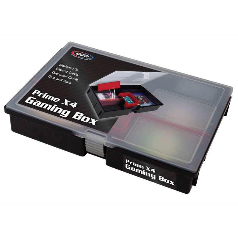BCW / Monster 1-PX4-BLK Deck Case Prime-X4 Configurable card game box