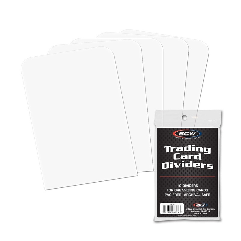 BCW / Monster 1-TCD Trading Card Dividers Pack of 10