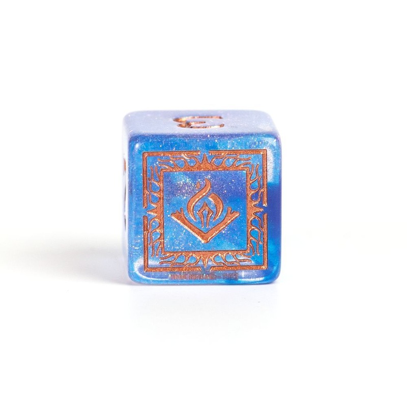 Sirius DZ2002-06 Dice D&D Adventure Dice Cleric Green