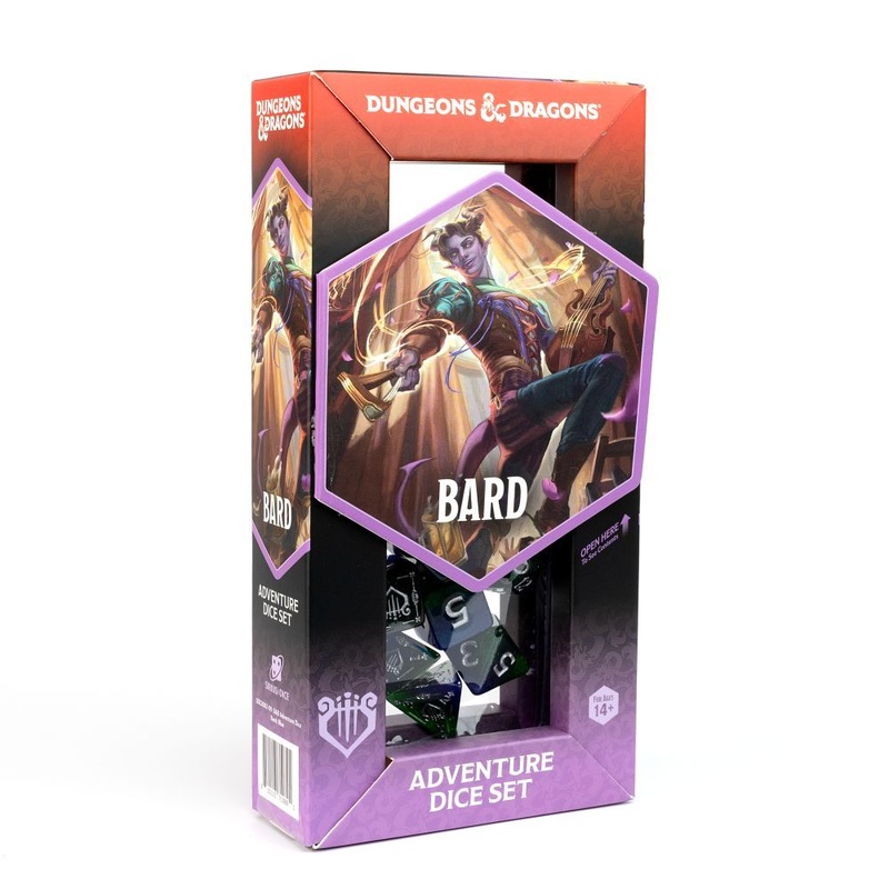 Sirius DZ2002-09 Dice D&D Adventure Dice Bard Blue