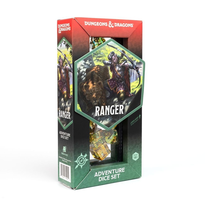 Sirius DZ2002-15 Dice D&D Adventure Dice Ranger Green / Multi