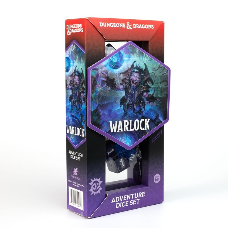 Sirius DZ2002-18 Dice D&D Adventure Dice Warlock Purple