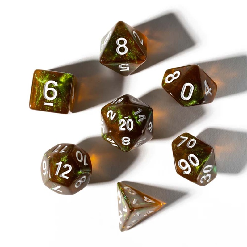 Sirius SIRIUS16-05 Dice Set Treasure Peridot
