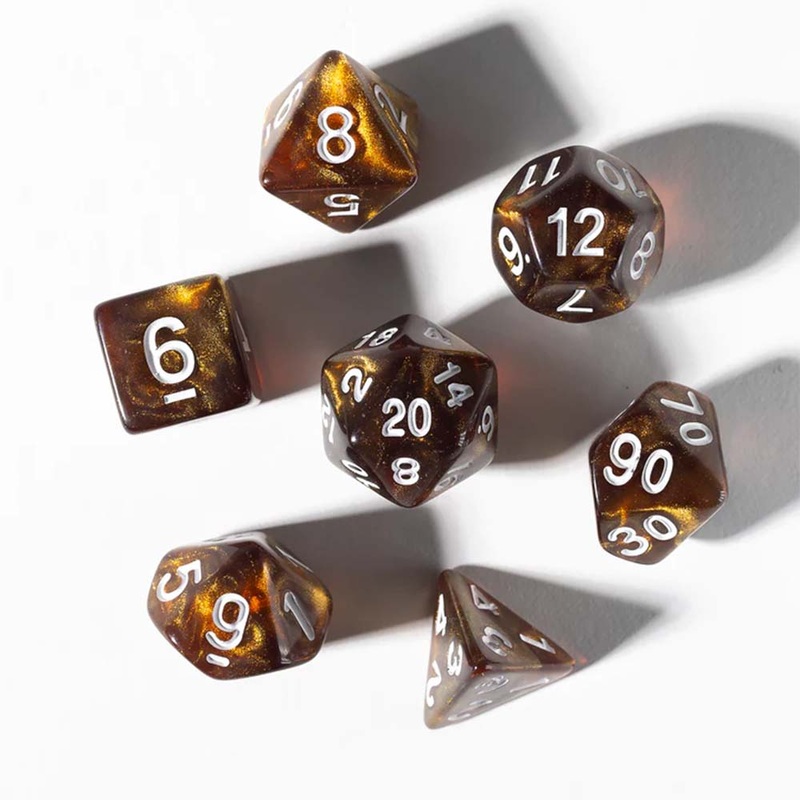 Sirius SIRIUS16-06 Dice Set Treasure Topaz