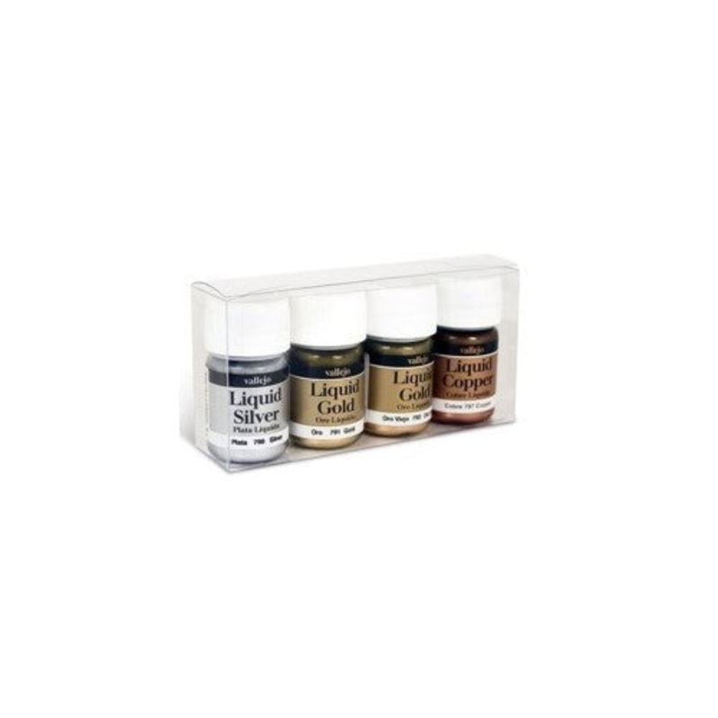 Vallejo AV70199 Model Colour Alcohol-based Metallic Set