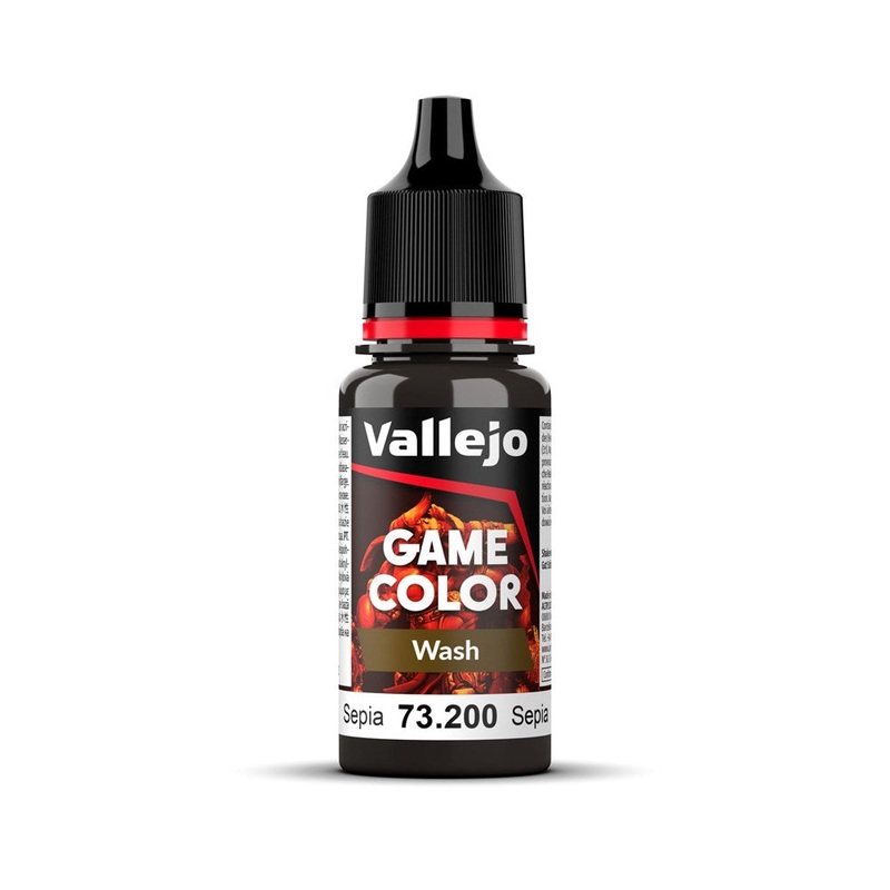 Vallejo AV73200 Game Colour Wash Sepia 18ml