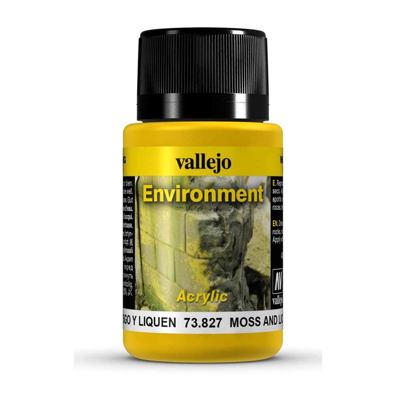 Vallejo AV73827 Weathering Effects Moss and Lichen Effect 40 ml