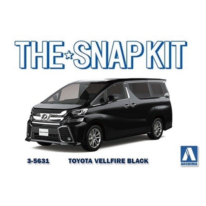 Aoshima 5631 1/32 TOYOTA VELLFIRE – BLACK