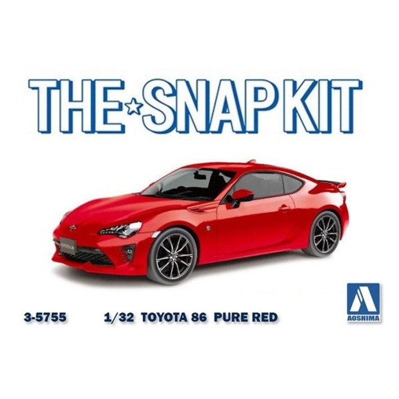 Aoshima 5755 1/32 TOYOTA 86 PURE RED
