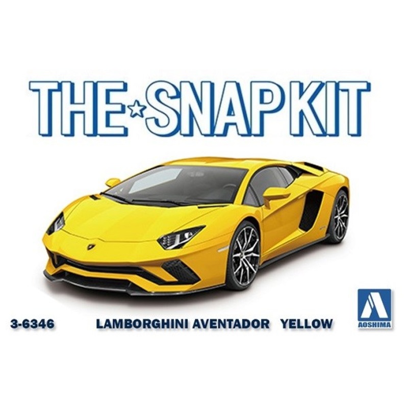 Aoshima 6346 1/32 LAMBO AVENTADOR S – PEARL YELLOW