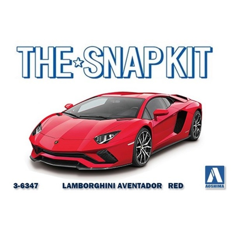 Aoshima 6347 1/32 LAMBO AVENTADOR S – PEARL RED
