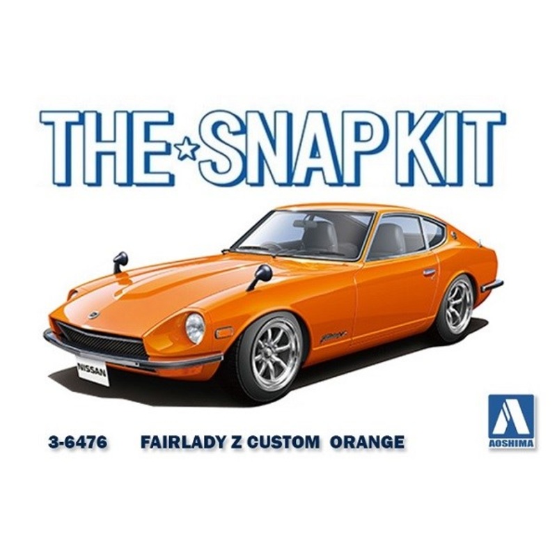 Aoshima 6476 1/32 NISSAN S30 FAIRLADY Z CUSTOM ORANGE