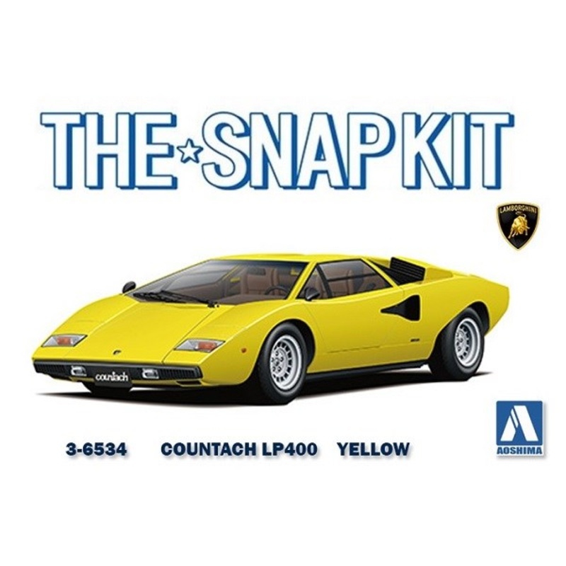 Aoshima 6534 1/32 LAMBO COUNTACH LP400 – YELLOW