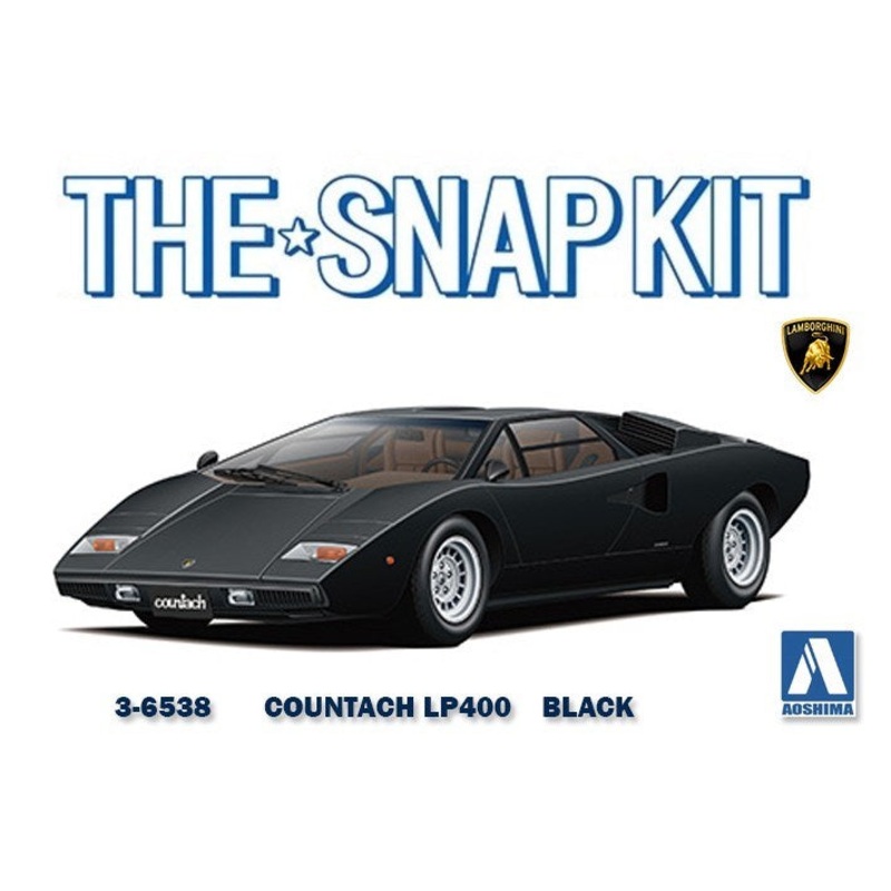 Aoshima 6538 1/32 LAMBO COUNTACH LP400 – BLACK