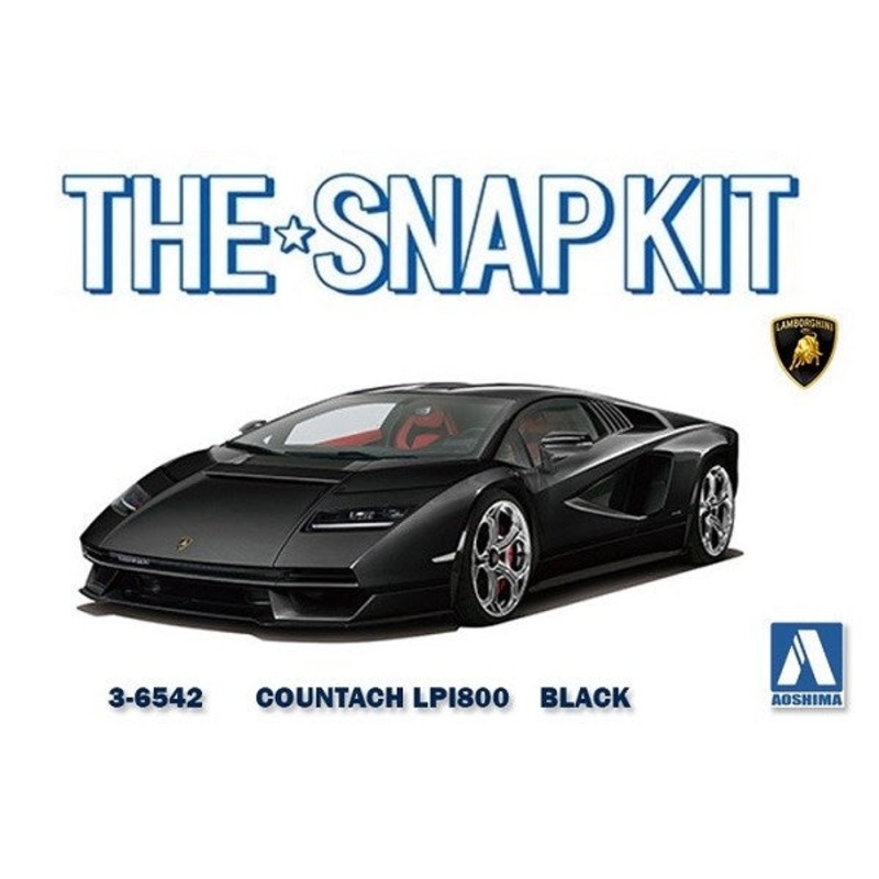 Aoshima 6542 1/32 LAMBO COUNTACH LPI800 – BLACK