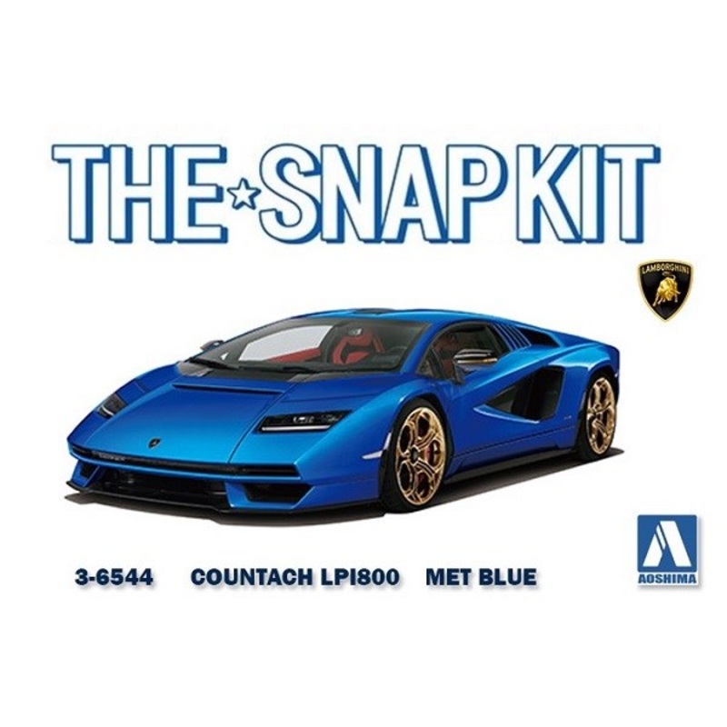 Aoshima 6544 1/32 LAMBO COUNTACH LPI800 – MET BLUE