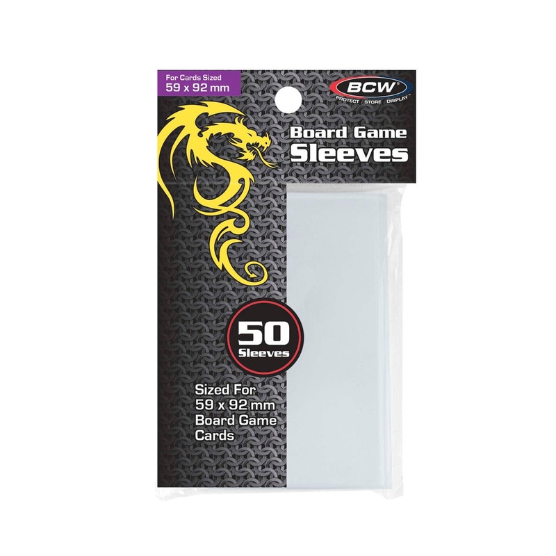 BCW / Monster 1-BG-59X92 Board Game Sleeves Standard European (59mm x 9