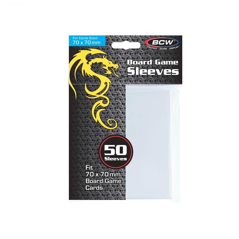 BCW / Monster 1-BG-70X70 Board Game Sleeves Square No.1 (70MM X 70MM)