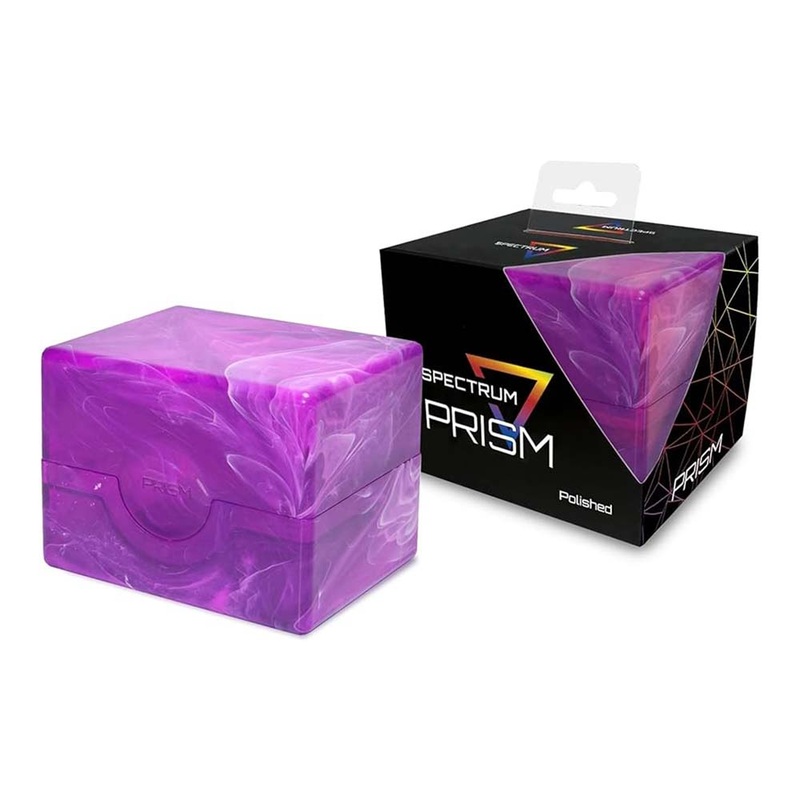 BCW / Monster 1-DC-PRISM-P-CHA Prism Deck Case Polished Charoite Purple