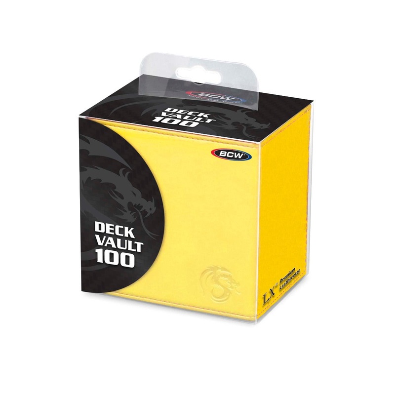BCW / Monster 1-DVLX-100-YLW Deck Vault LX (100) Yellow