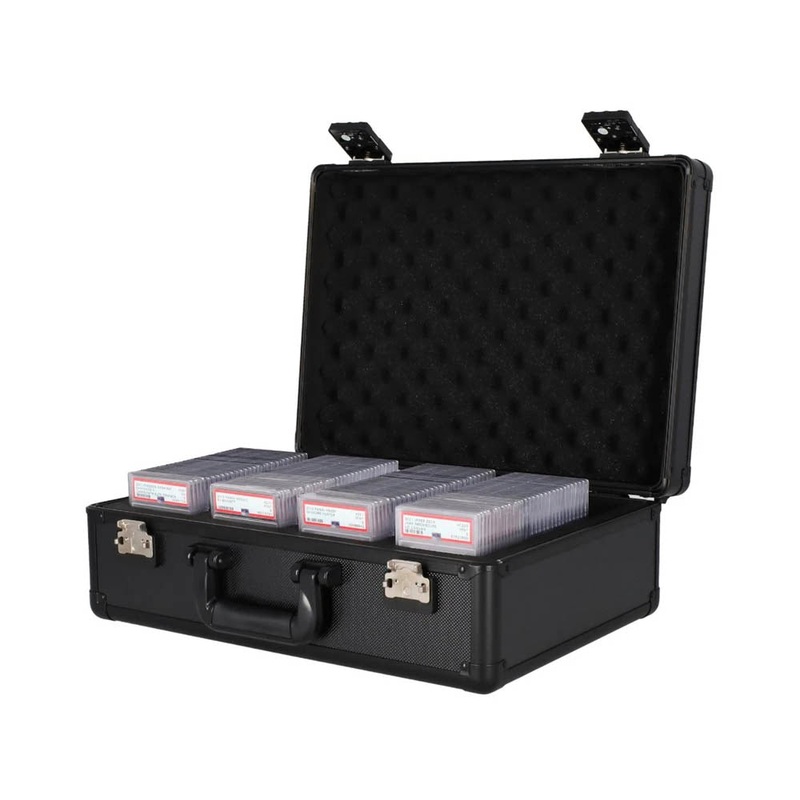 BCW / Monster 1-GLC-4R-BLK Graded Lock Case Four Row (Black)
