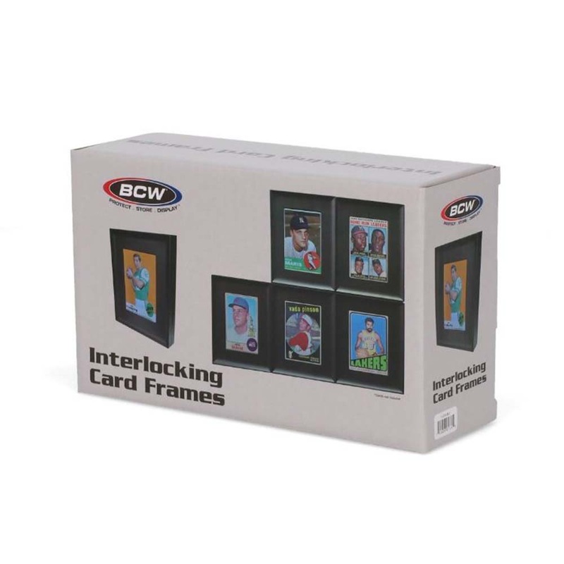 BCW / Monster 1-ICF-S-BLK Interlocking Card Frame Standard Black