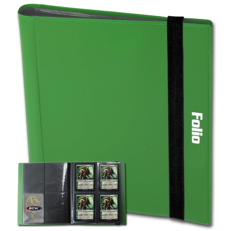 BCW / Monster 1-PF4-GRN Pro-Folio 4-Pocket Green