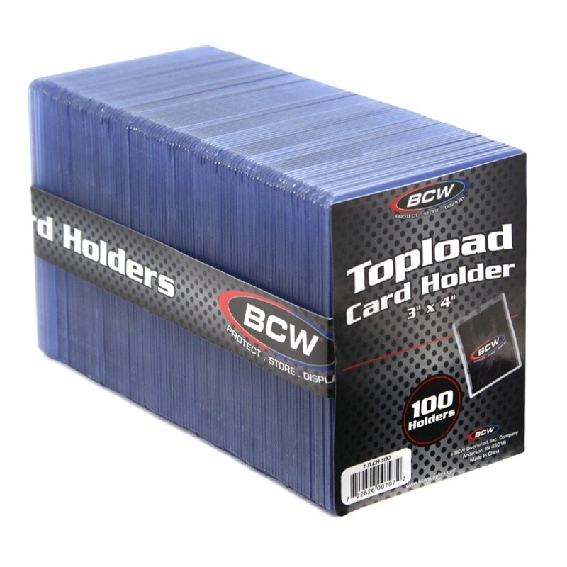 BCW / Monster 1-TLCH-100 Toploaders (100) Clear