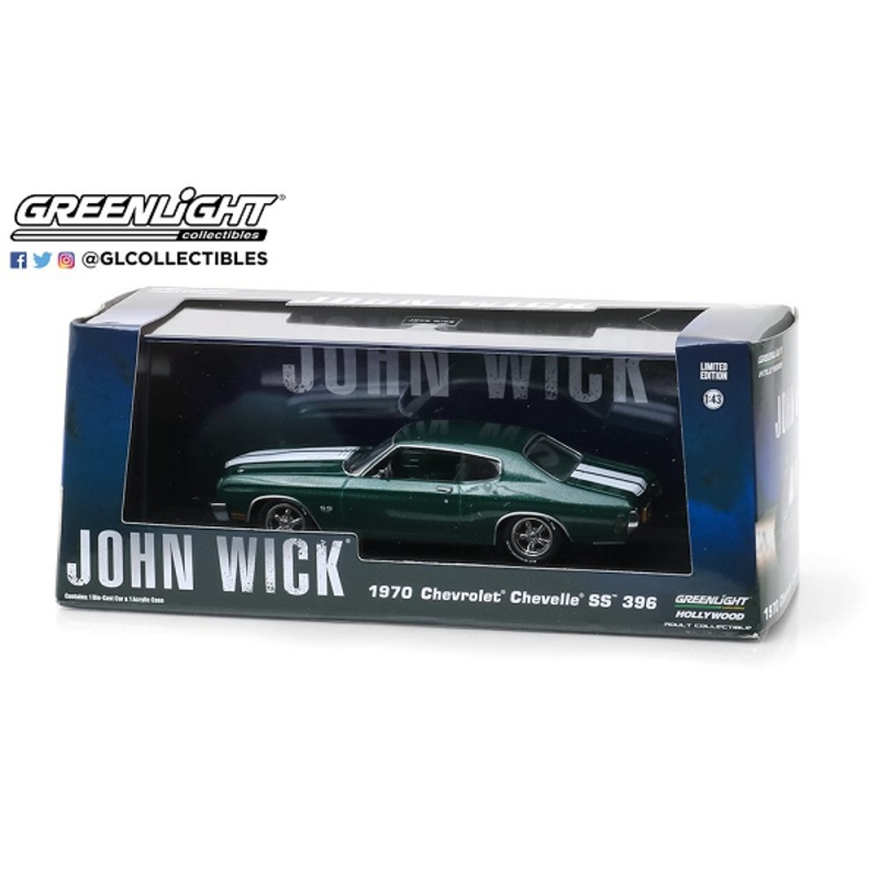 GreenLight 86541 1/43 1970 Chevrolet Chevelle SS 396 – John Wick