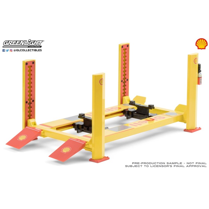 GreenLight GL-13583 1/18 Four Post Lift- Shell