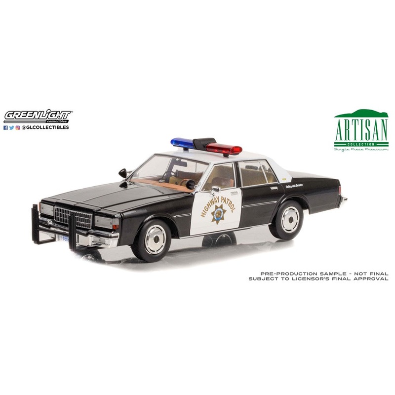 GreenLight GL-19108 1/18 1989 Chevrolet Caprice Police- CHP