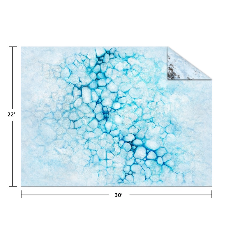 Monster Fight Club 20106 22X30 Ice / Tundra Game Mat