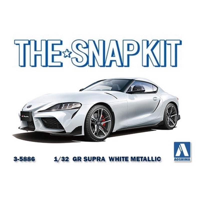 Aoshima 5886 1/32 TOYOTA GR SUPRA – MET WHITE