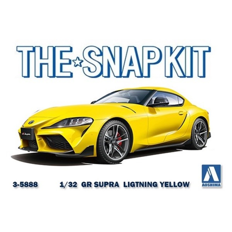 Aoshima 5888 1/32 TOYOTA GR SUPRA – YELLOW